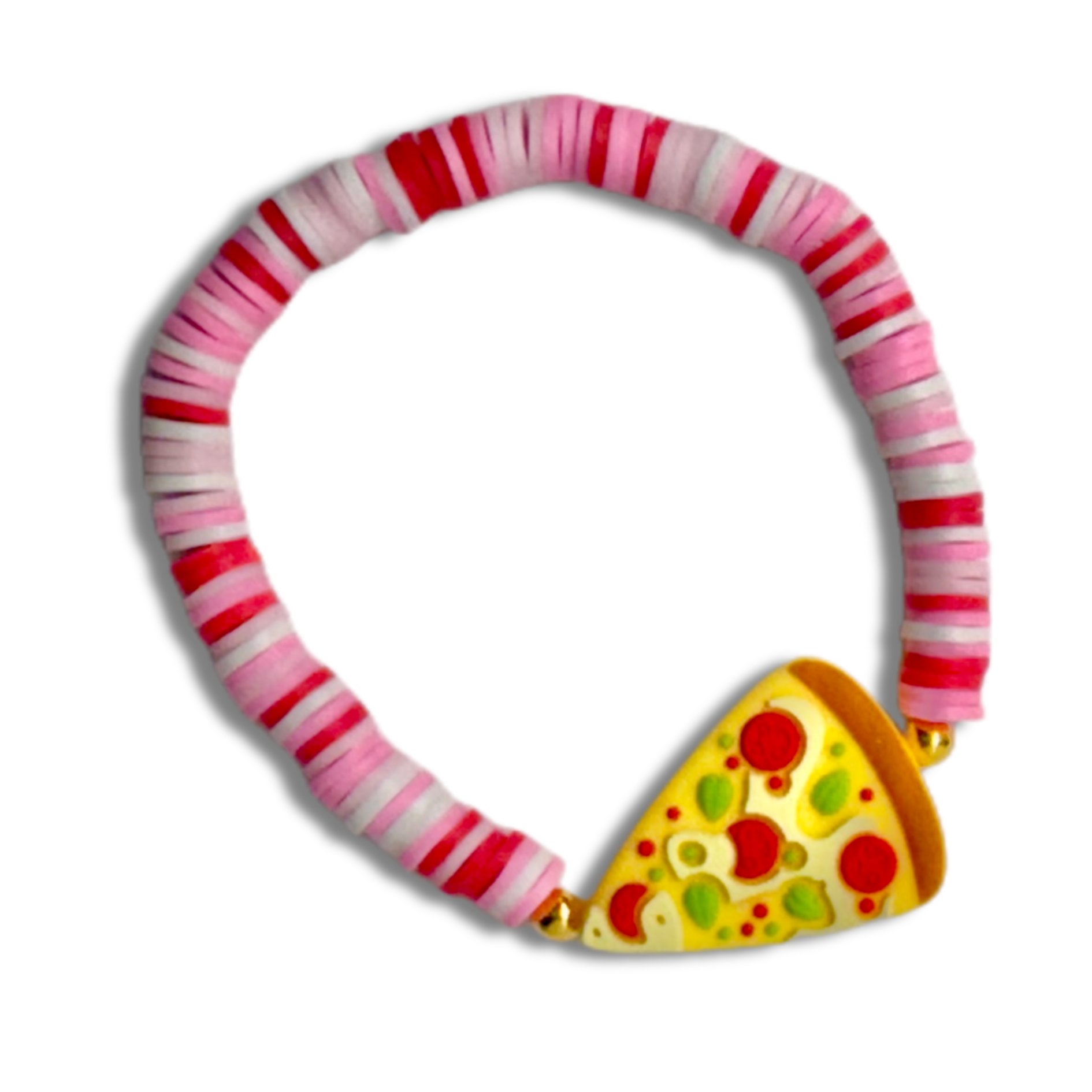 Pizza bracelet included with the book